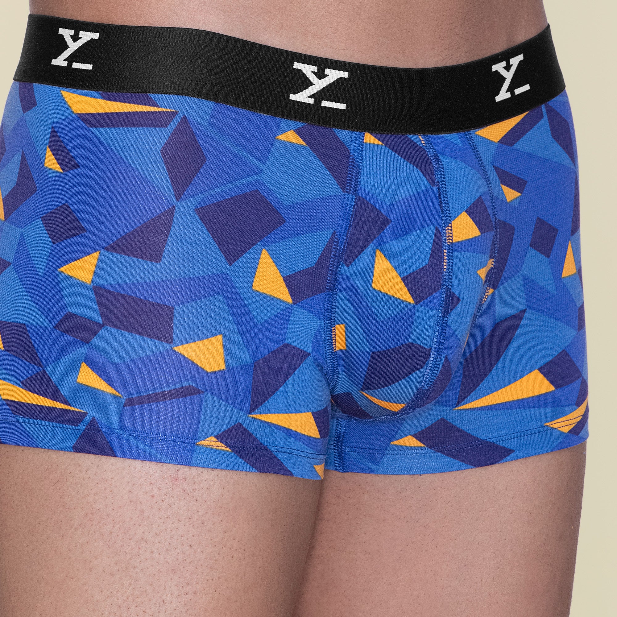 Shuffle Modal Trunks For Men Prism Blue -  XYXX Mens Apparels