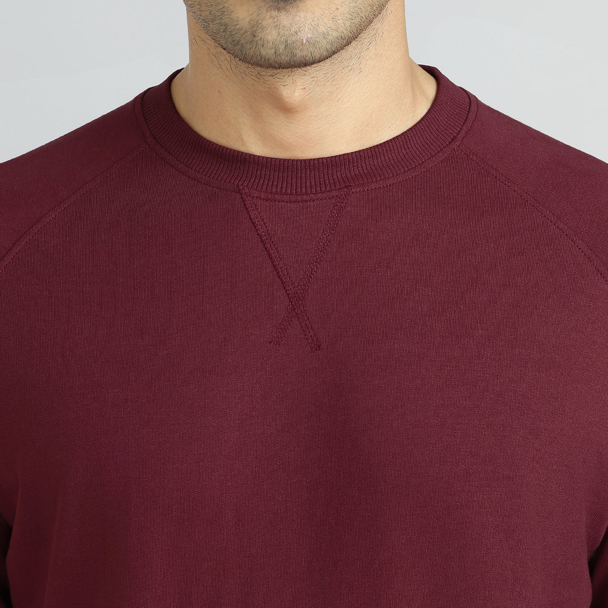 Cruze French Terry Cotton Sweatshirts Auburn Red