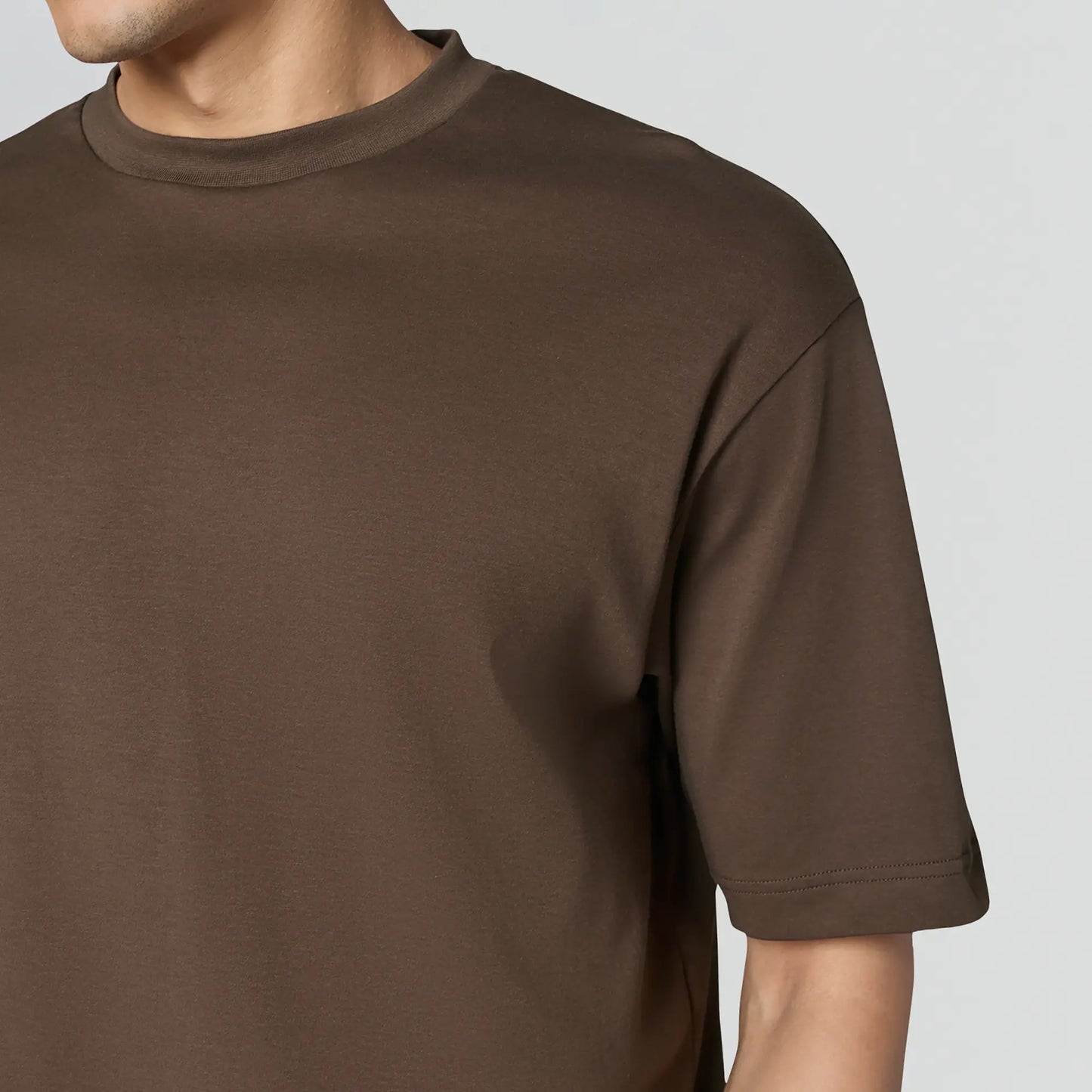 Drift Cotton Oversized T-shirts Espresso Brown