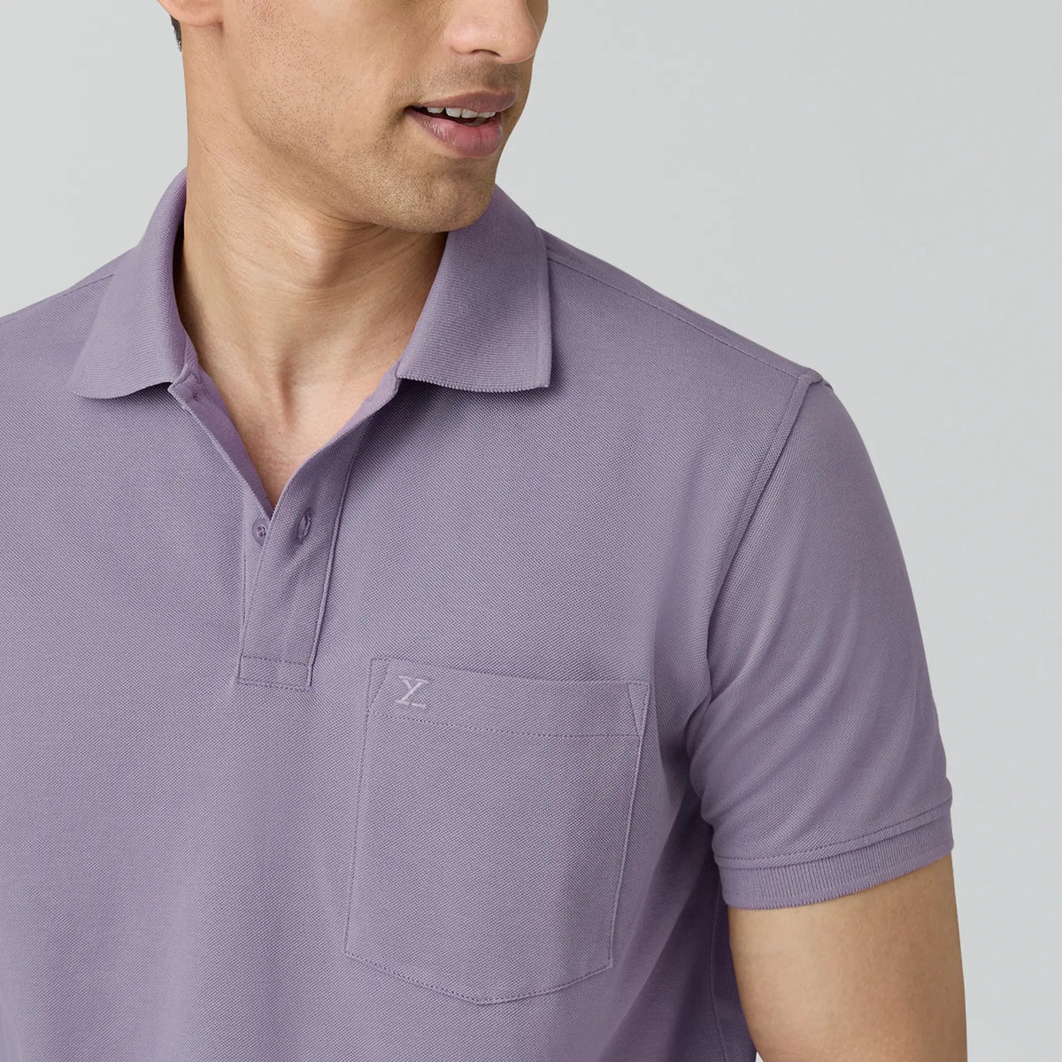 Code Polo T-shirts Misty Lilac