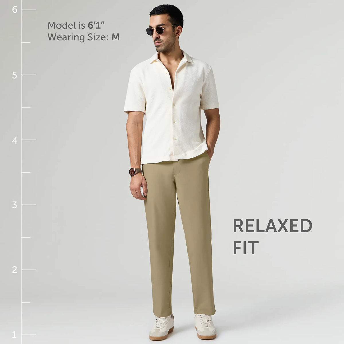 VELOCITY: Soft Stretch Pants - Relaxed Fit Sand Brown