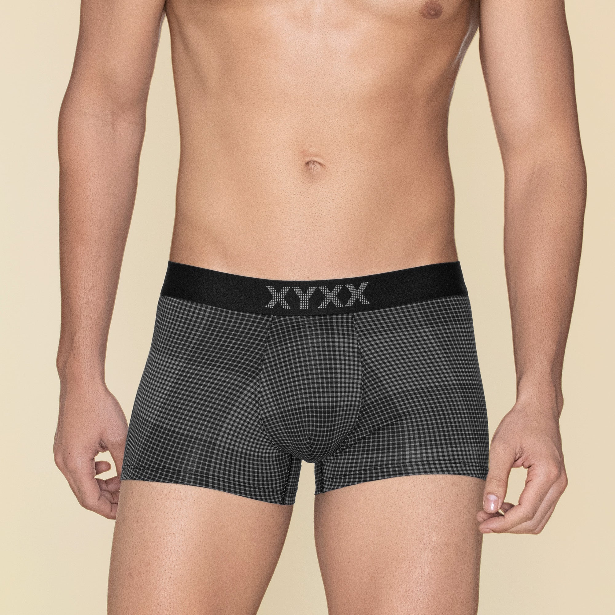Blox Modal Trunks For Men Smoke Black -  XYXX Mens Apparels