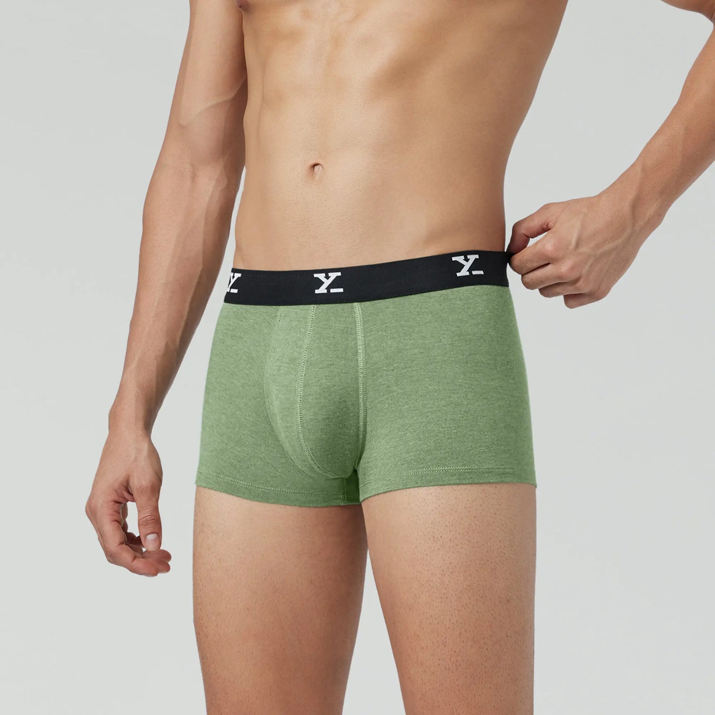 Limited Edition Medley Trunks Olive Green - XYXX Crew