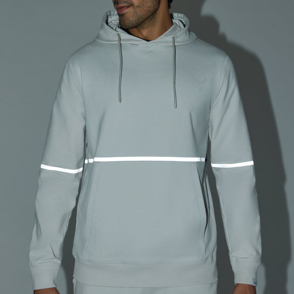 Ascent French Terry Cotton Blend Hoodie and Joggers Co-Ord Chrome White - XYXX Crew