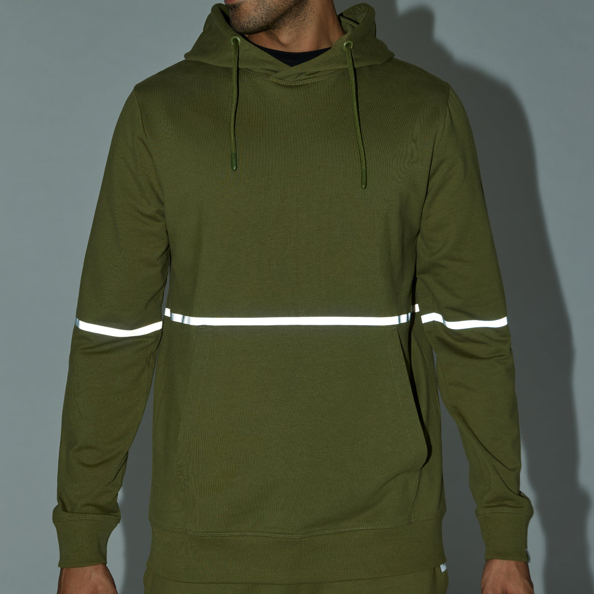 Ascent French Terry Cotton Blend Hoodie and Joggers Co-Ord Olive Green - XYXX Crew