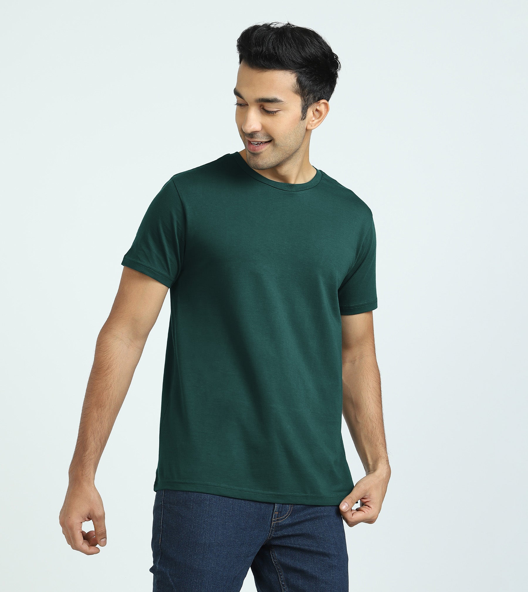 Iconique Supima Cotton T-shirt Forest Green