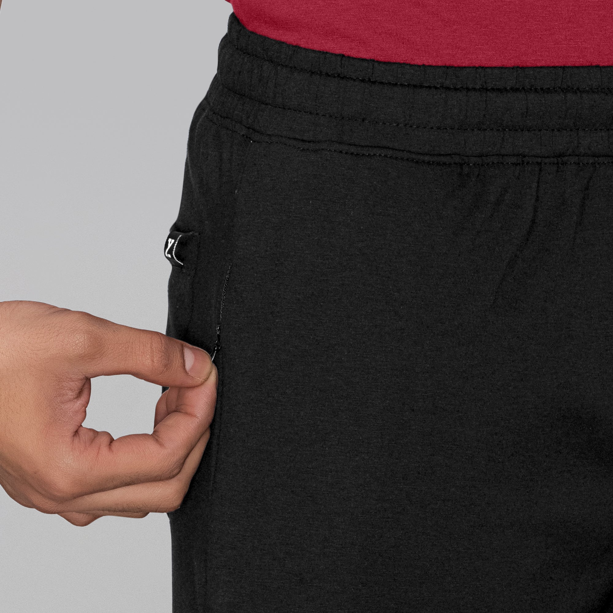 Ace Modal-Cotton Shorts For Men Pitch Black - XYXX Mens Apparels