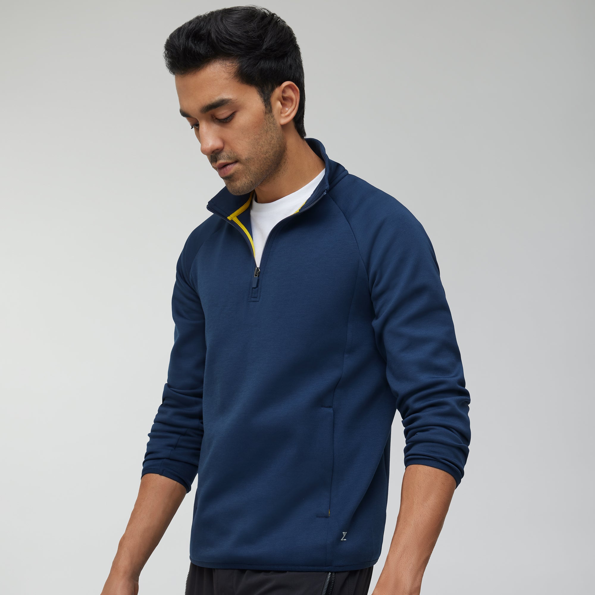 Alpha Half Zip Sweatshirt Midnight Blue – XYXX Apparels