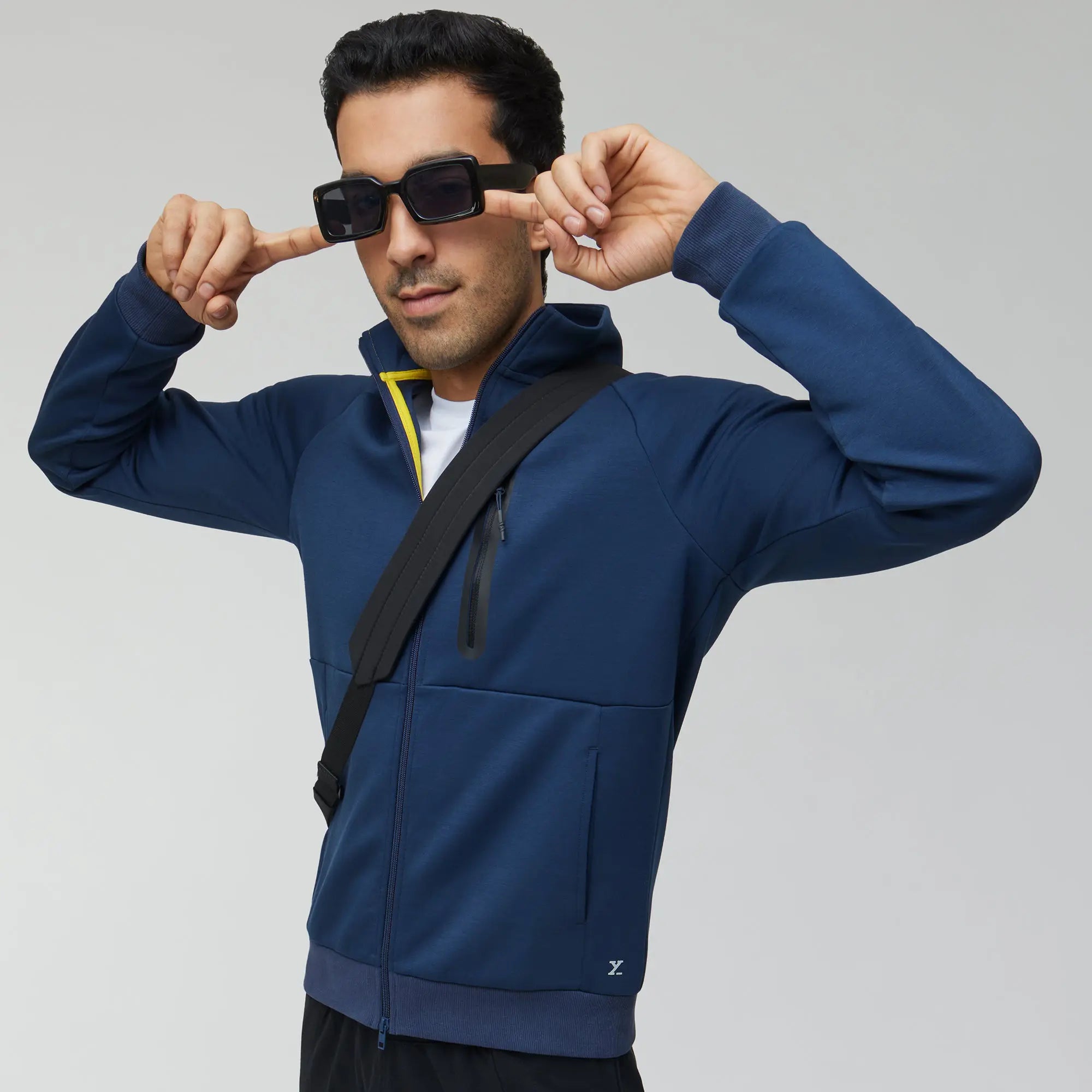 Midnight Blue Jet-Setter Zip-Up Jacket - Buy Men's Zip Up Jacket Midnight Blue Jet-Setter Zip-Up Jacket - Buy Men's Zip Up Jacket
