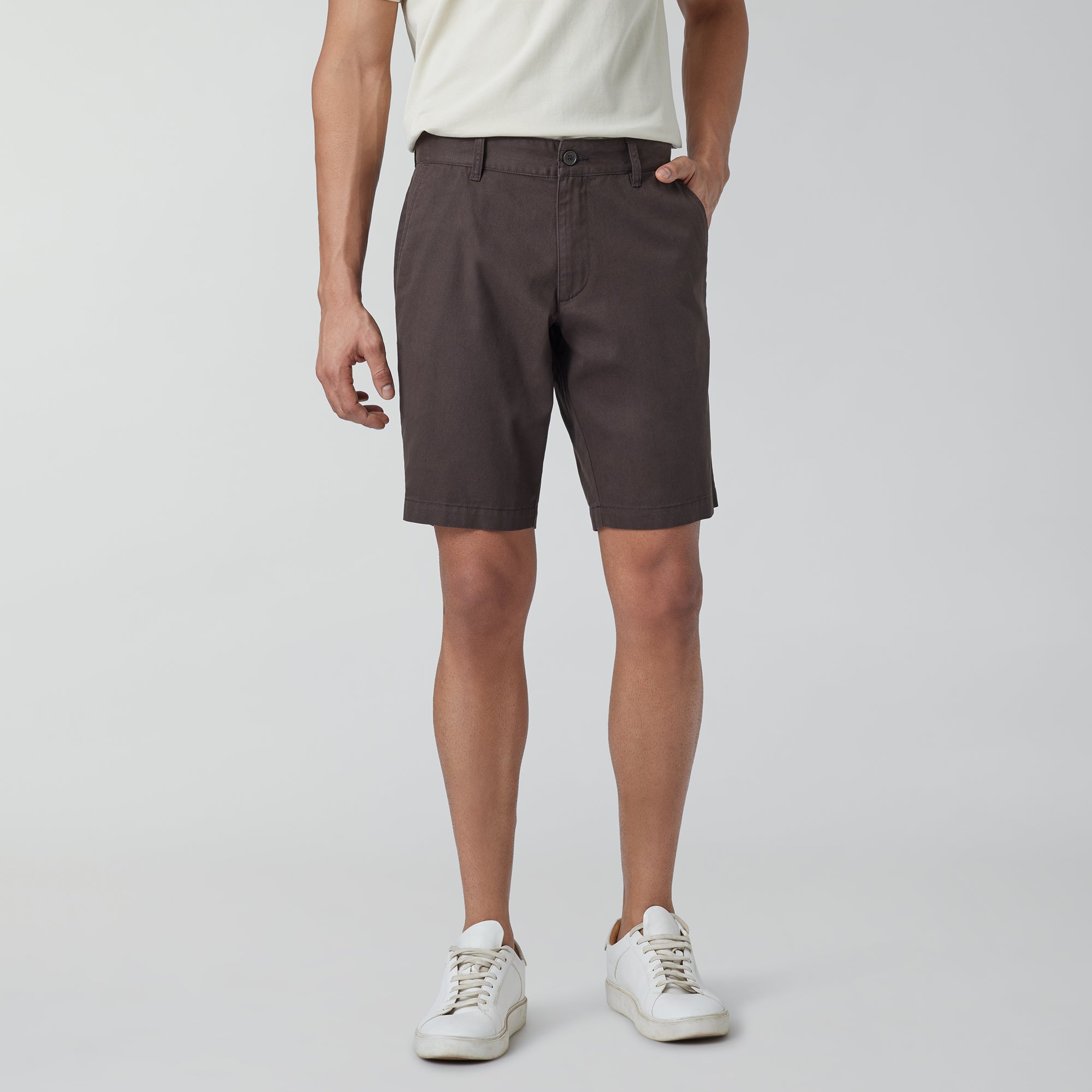 Element Cotton Chinos Shorts Malt Brown