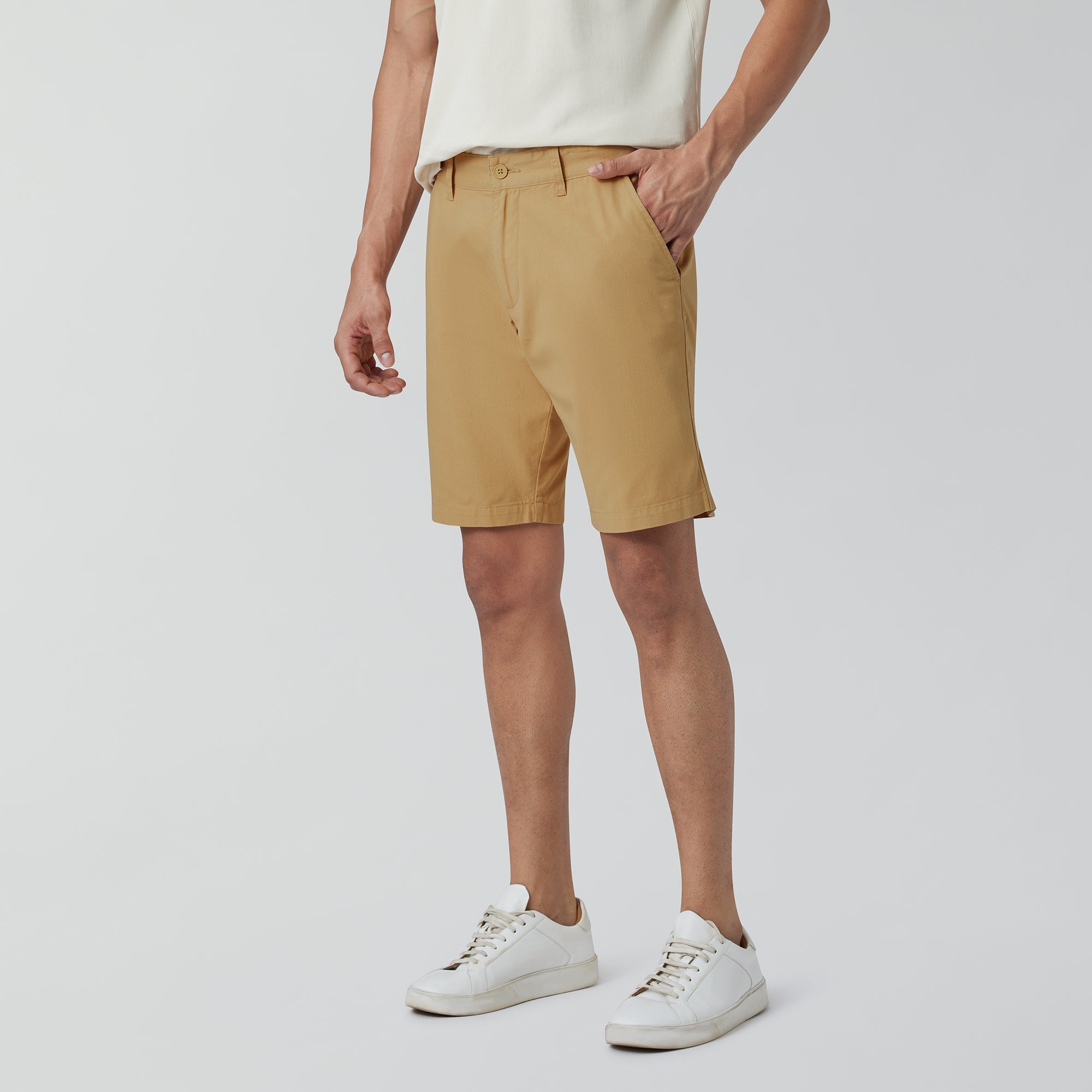 Element Cotton Chinos Shorts Sand Brown