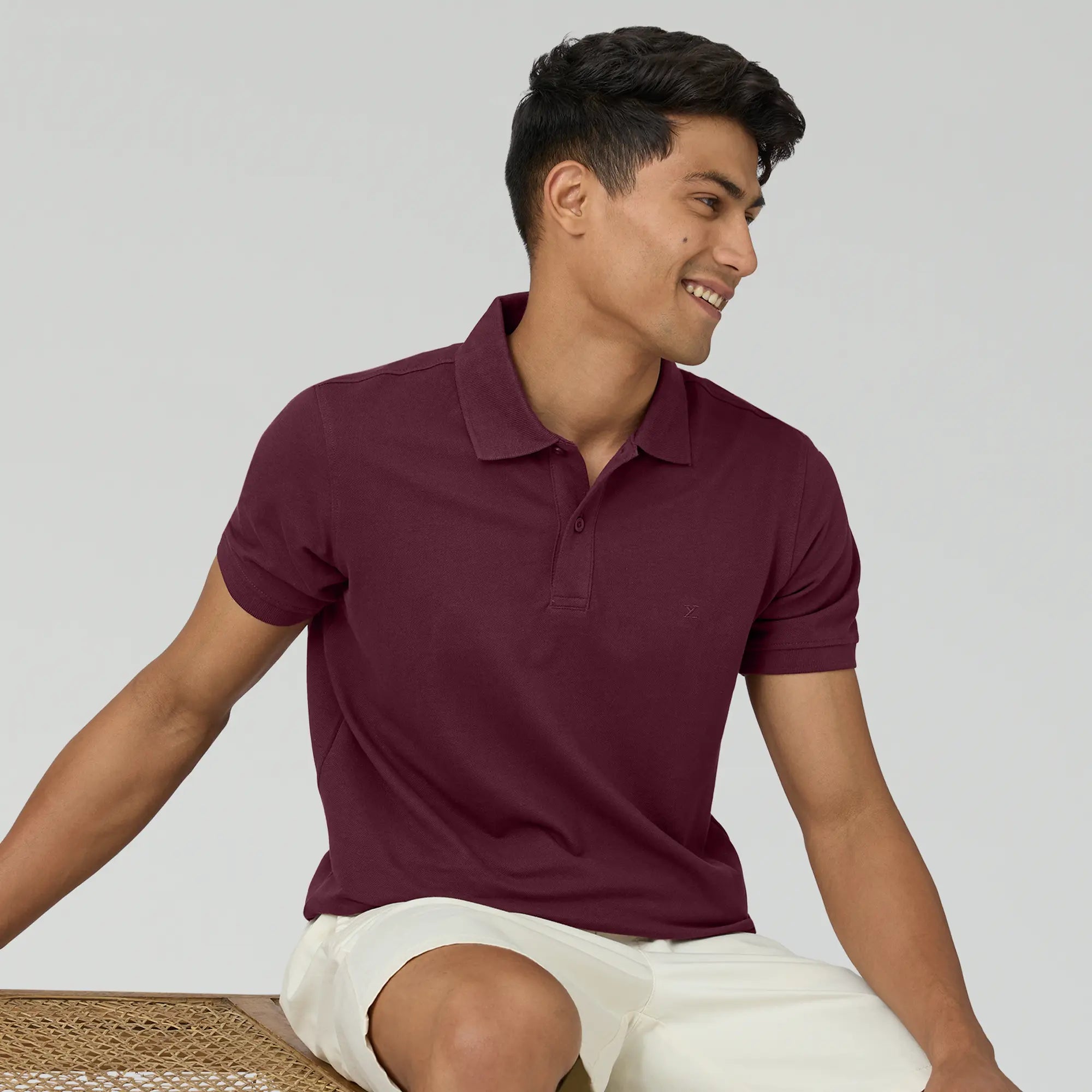 Nova Combed Cotton Polo T shirts Merlot Maroon XYXX Apparels