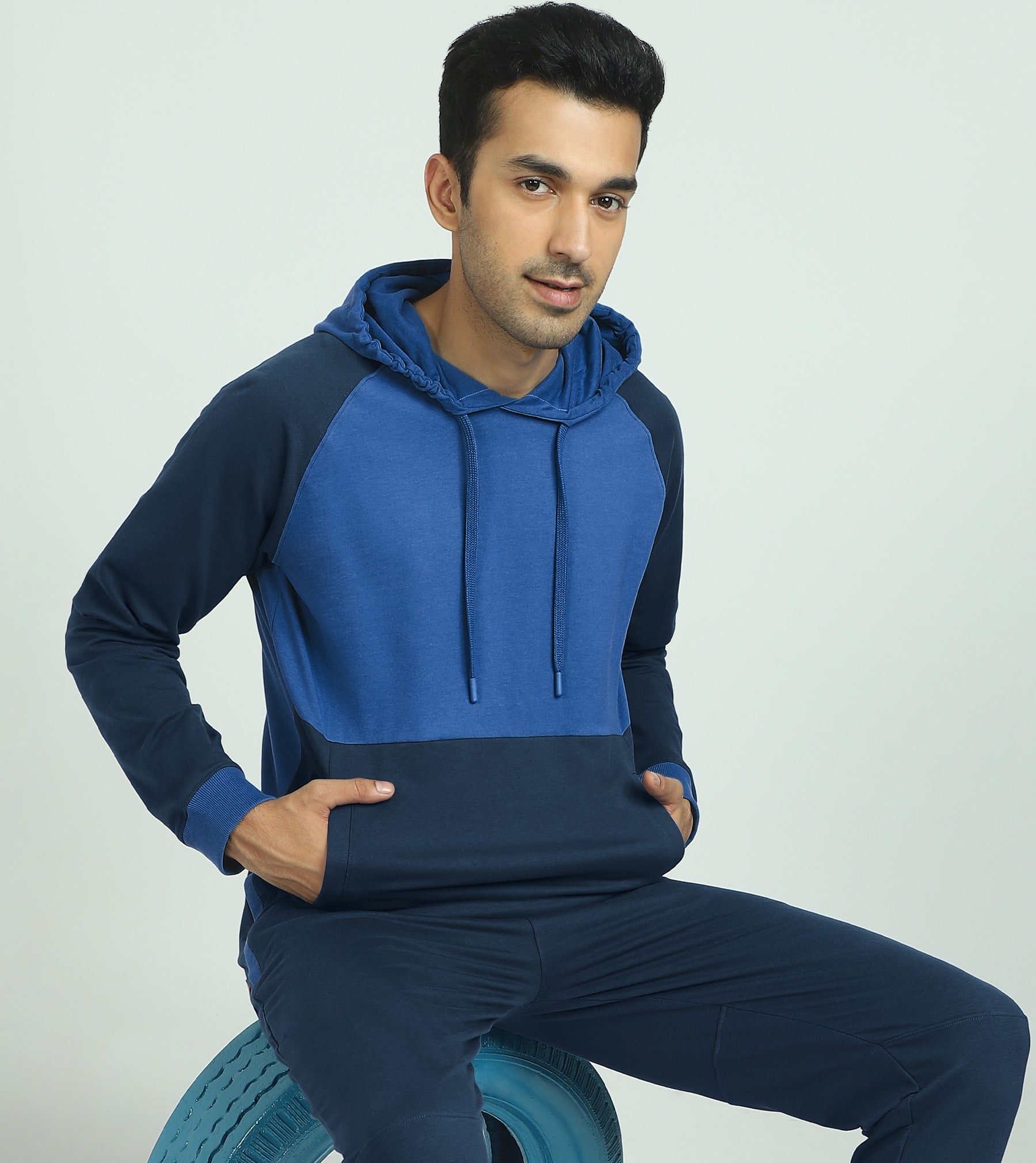 Quest French Terry Cotton Hoodies Atlas Blue
