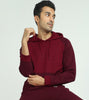 Quest French Terry Cotton Hoodies Scarlet Red