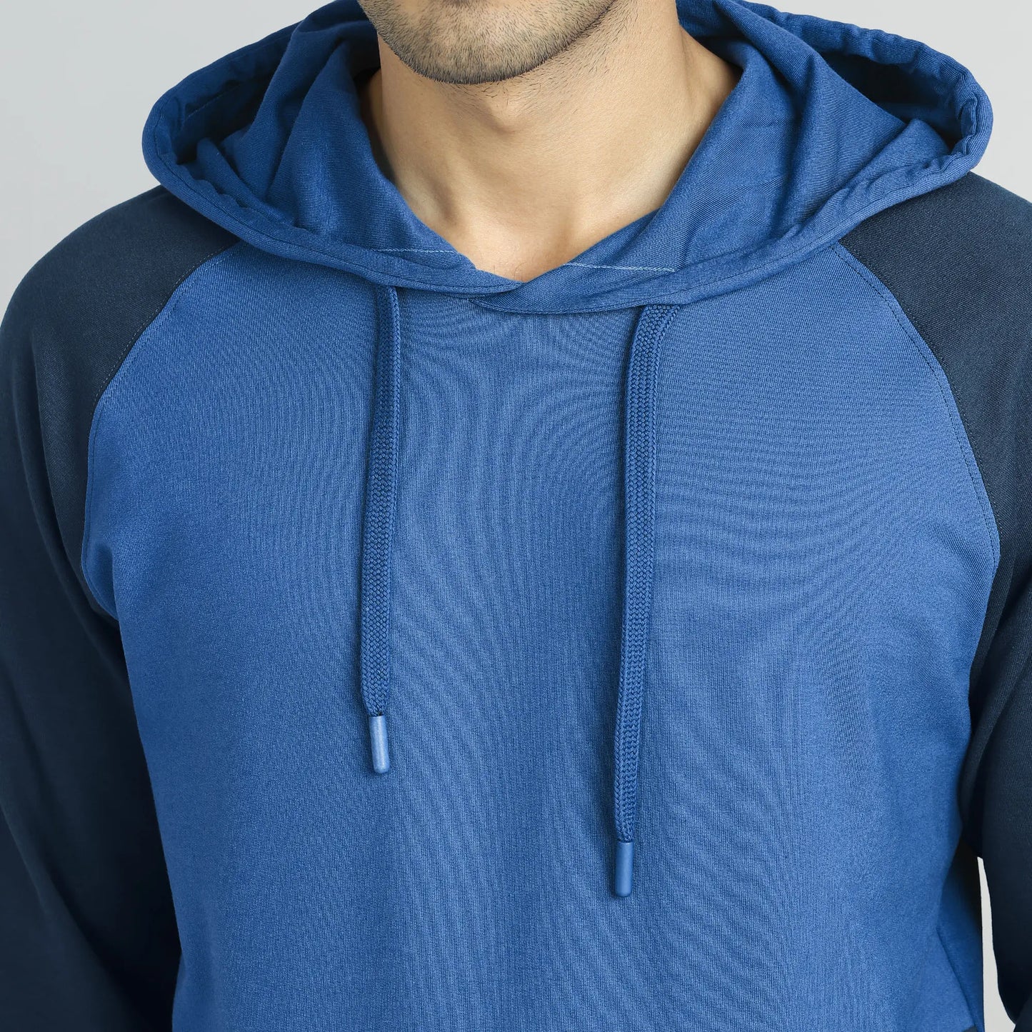 Quest French Terry Cotton Hoodies Atlas Blue - XYXX Crew