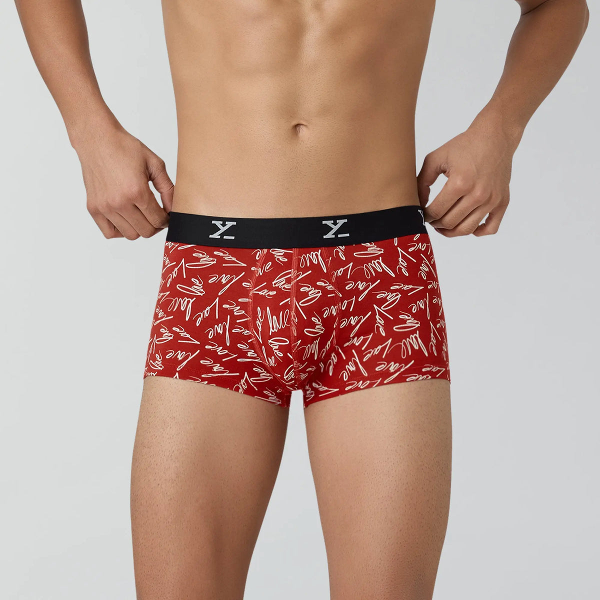 Prints For You Trunks Lovestruck Red - XYXX Crew