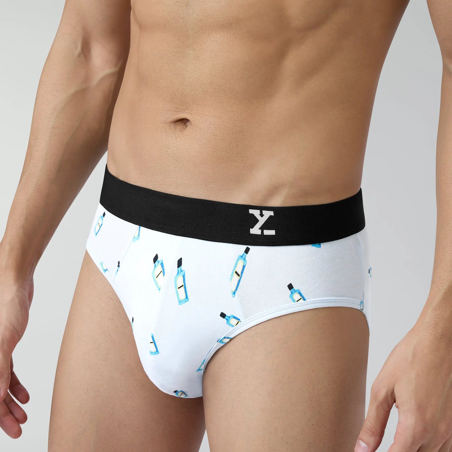 Surf Cotton Stretch Briefs Gin Blue - XYXX Crew