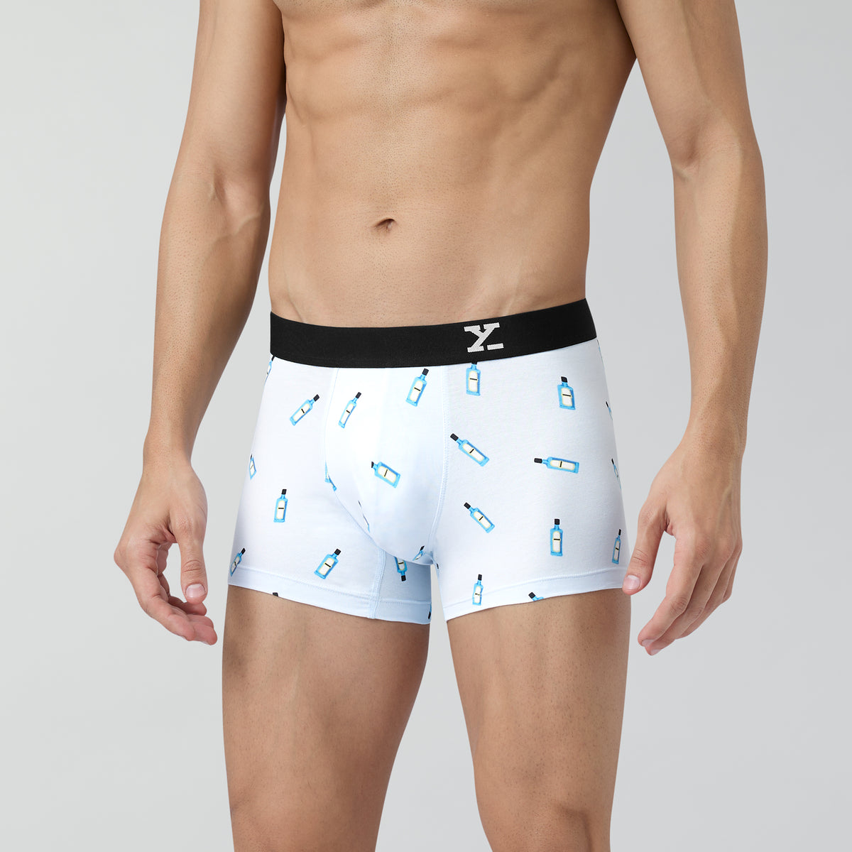 Prints For You Trunks Gin Blue - XYXX Crew