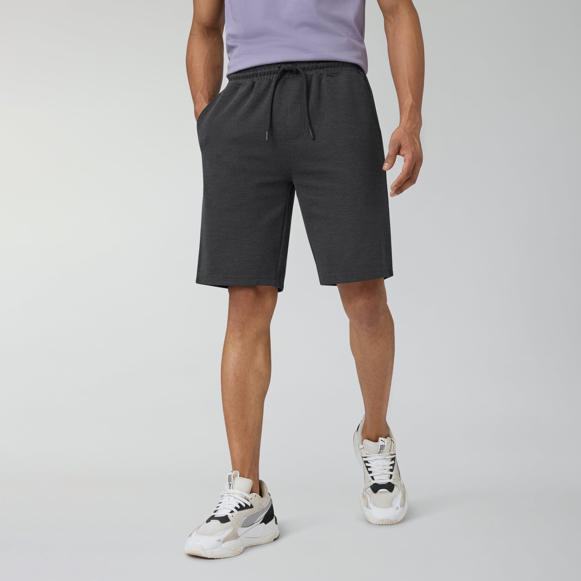 Nova Cotton Rich Shorts Graphite Grey