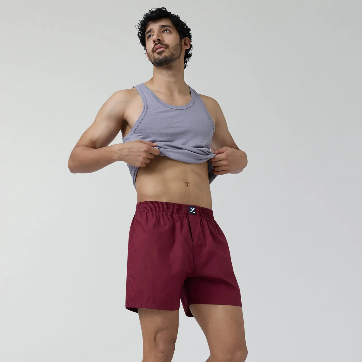 Pace Cotton Boxer Bold Burgundy - XYXX Crew