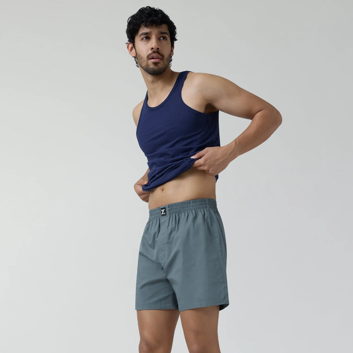 Pace Cotton Boxer Storm Grey - XYXX Crew