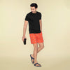 Renew Combed Cotton Boxer Shorts For Men Orange Zest - XYXX Mens Apparels