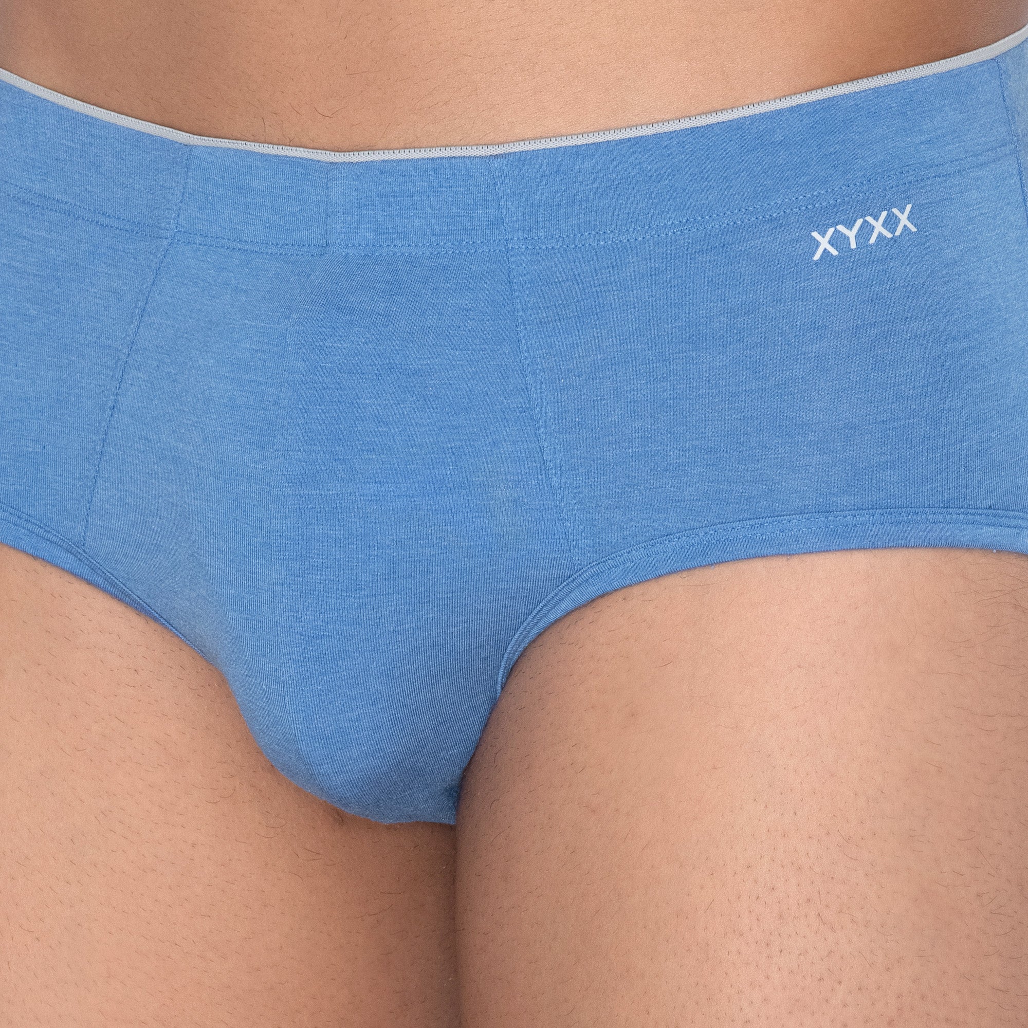 Uno Medley Modal Briefs For Men Icy Blue -  XYXX Mens Apparels