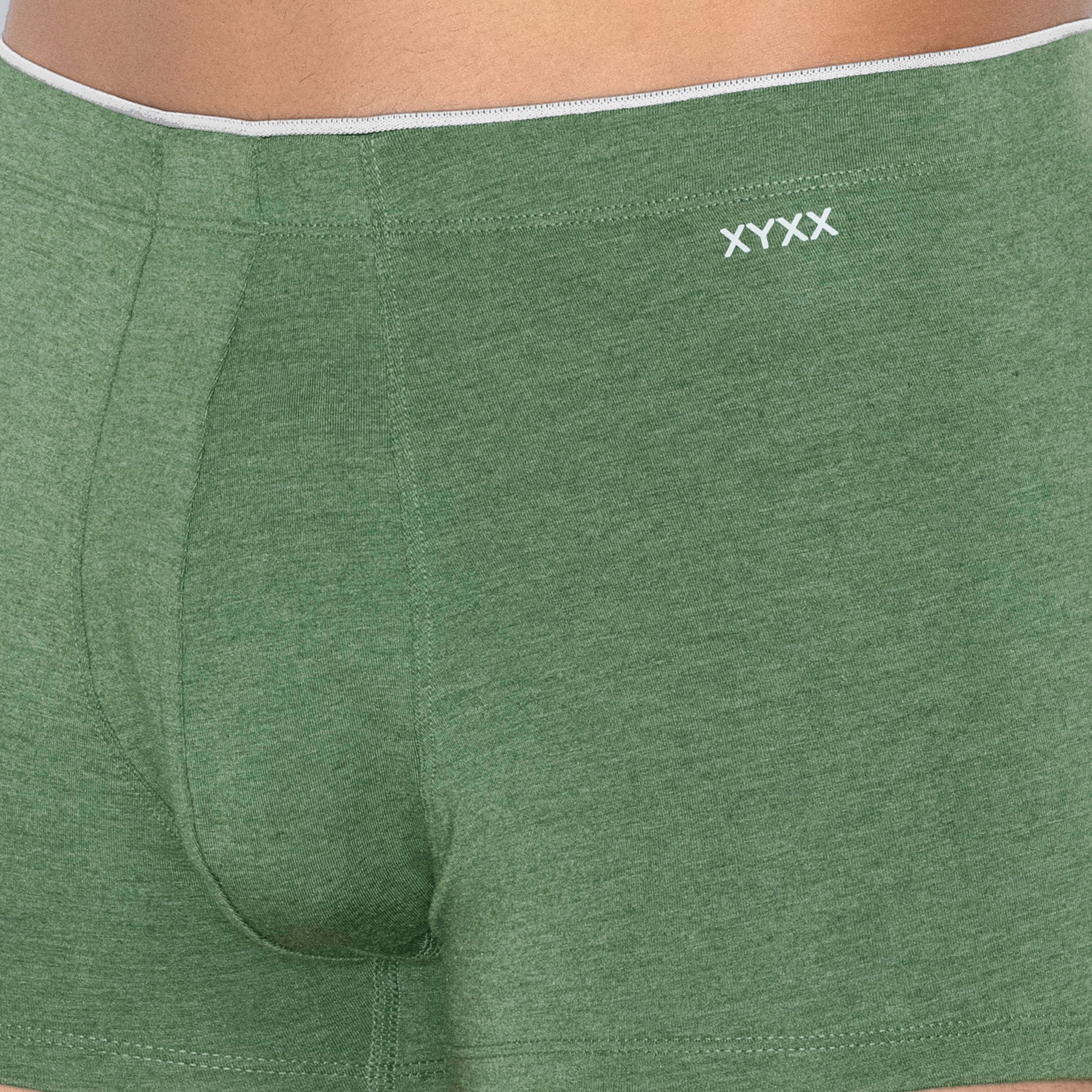 Uno Medley Modal Trunks For Men Olive Green -  XYXX Mens Apparels