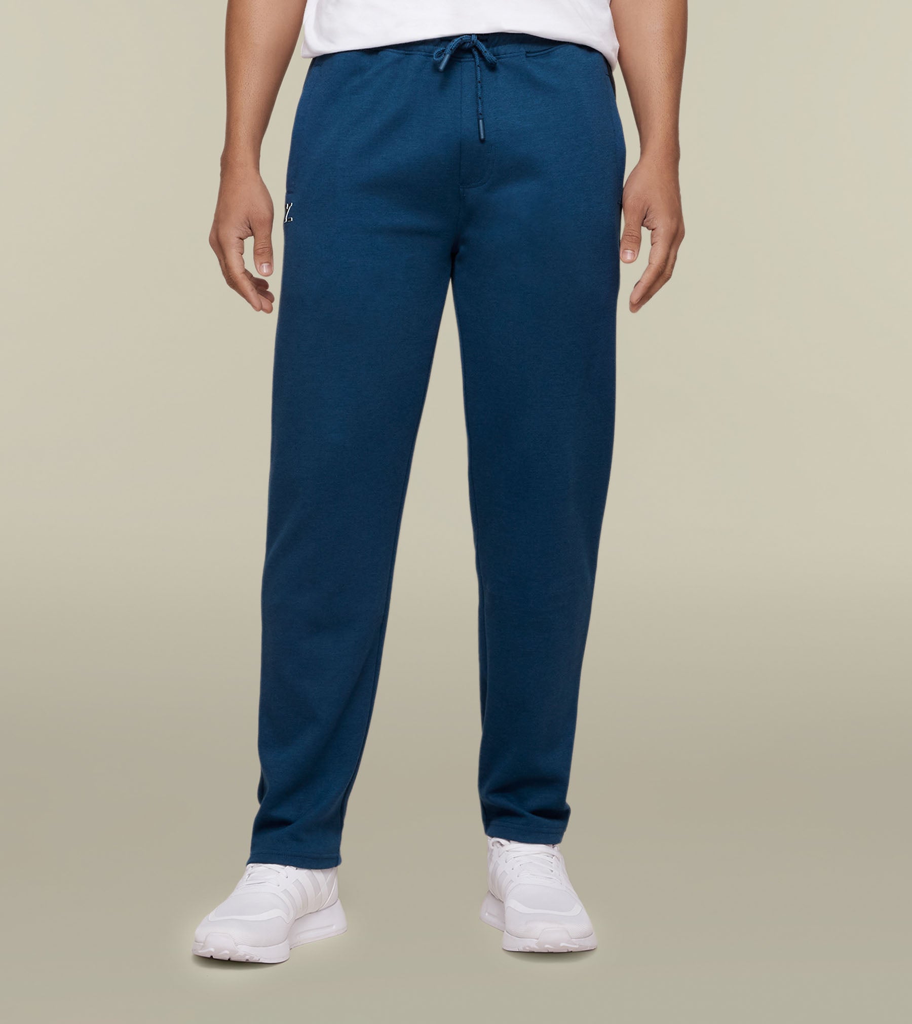Code Cotton Rich Track Pants For Men Oxford Blue - XYXX Mens Apparels