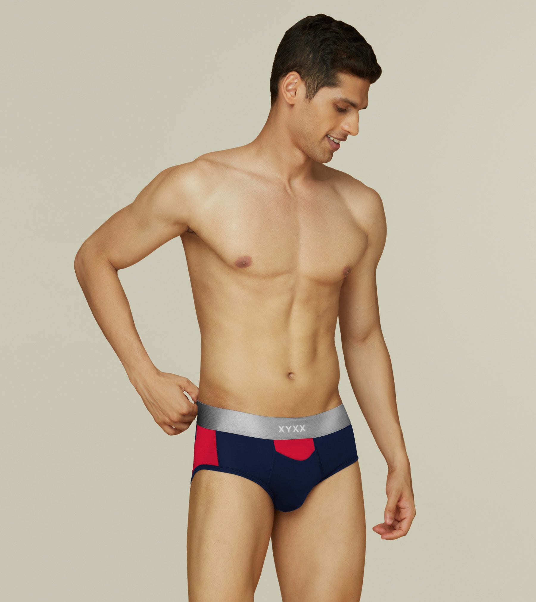 5 Pieces Micro Modal Printed Trunk Underwear, Length: Mid Way at