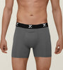 Ace Modal Boxer Briefs For Men Charcoal Grey -  XYXX Mens Apparels
