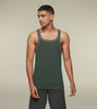 Pace Square Neck Vests For Men Olive Green - XYXX Mens Apparels