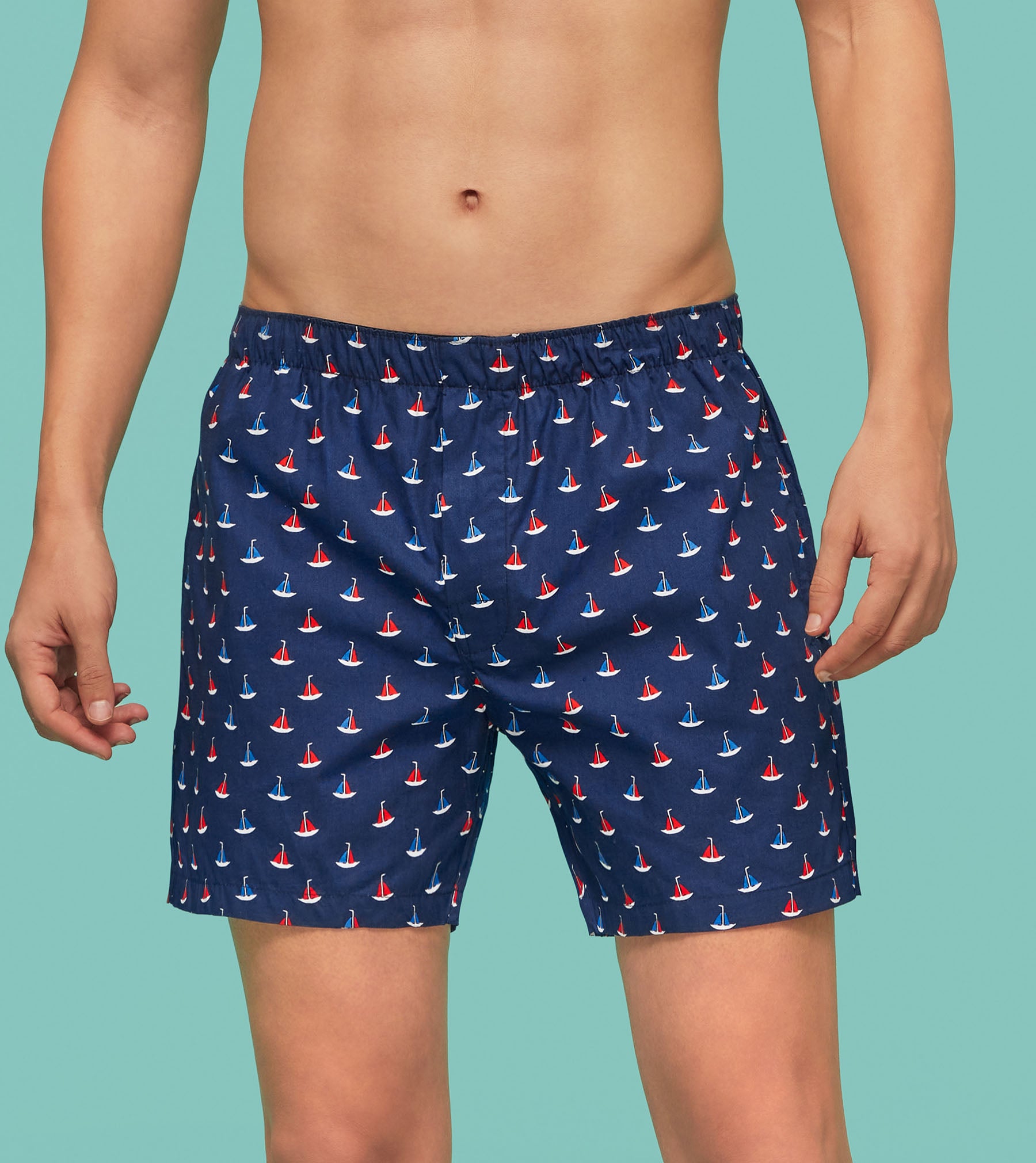 Cotton Boxer For Men - Blue Printed Inner Boxers - XYXX – XYXX Apparels