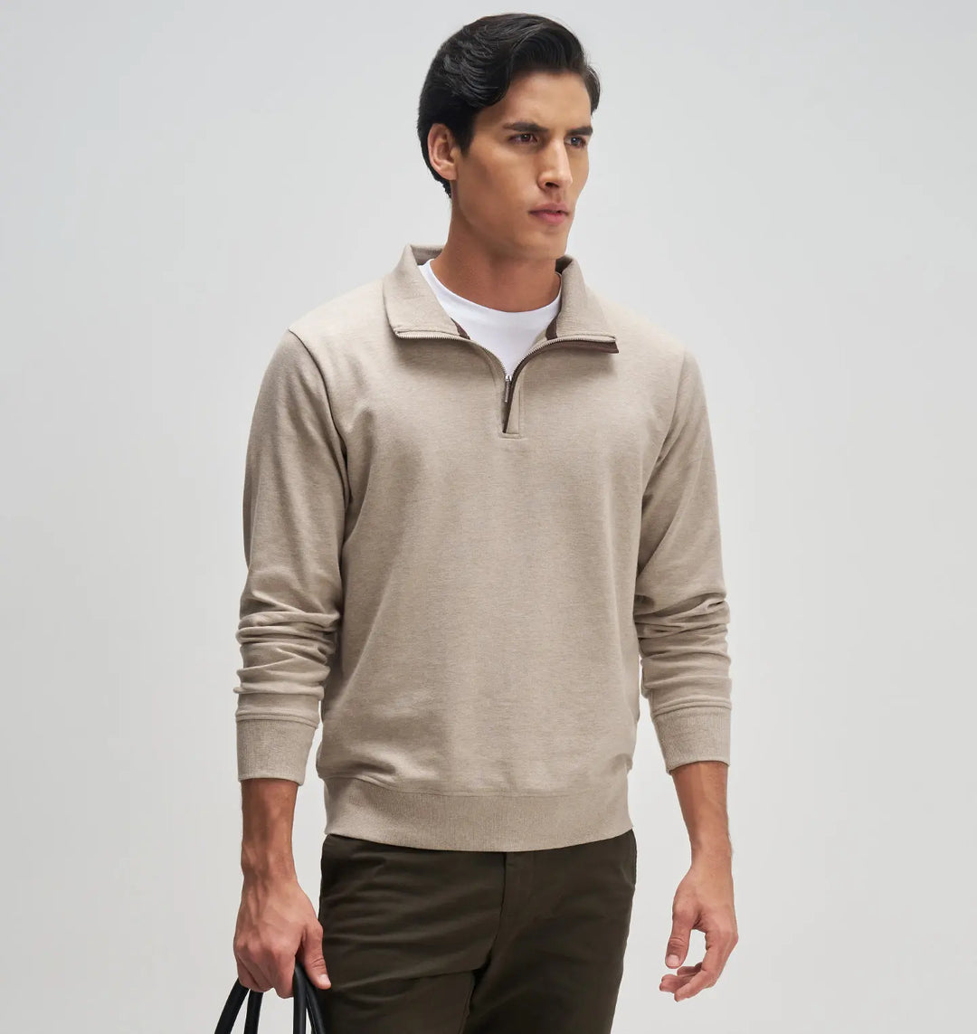 Half-Zip, Full Impact | XYXX Knitted Half-Zip Pullover for Men