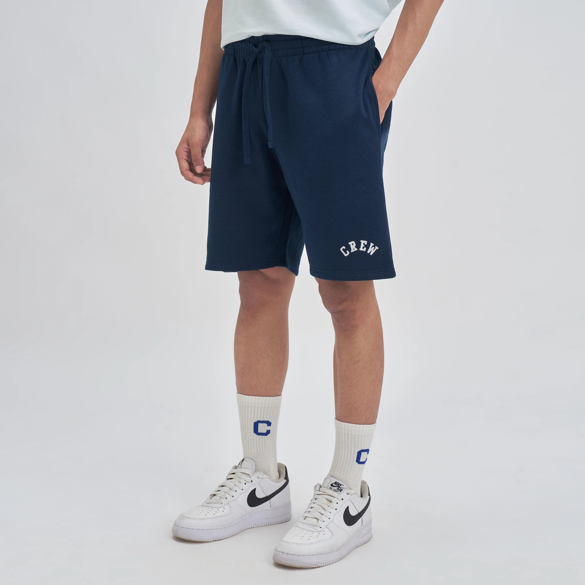Crew Relaxed Fit Sweatshorts - Blue Nights