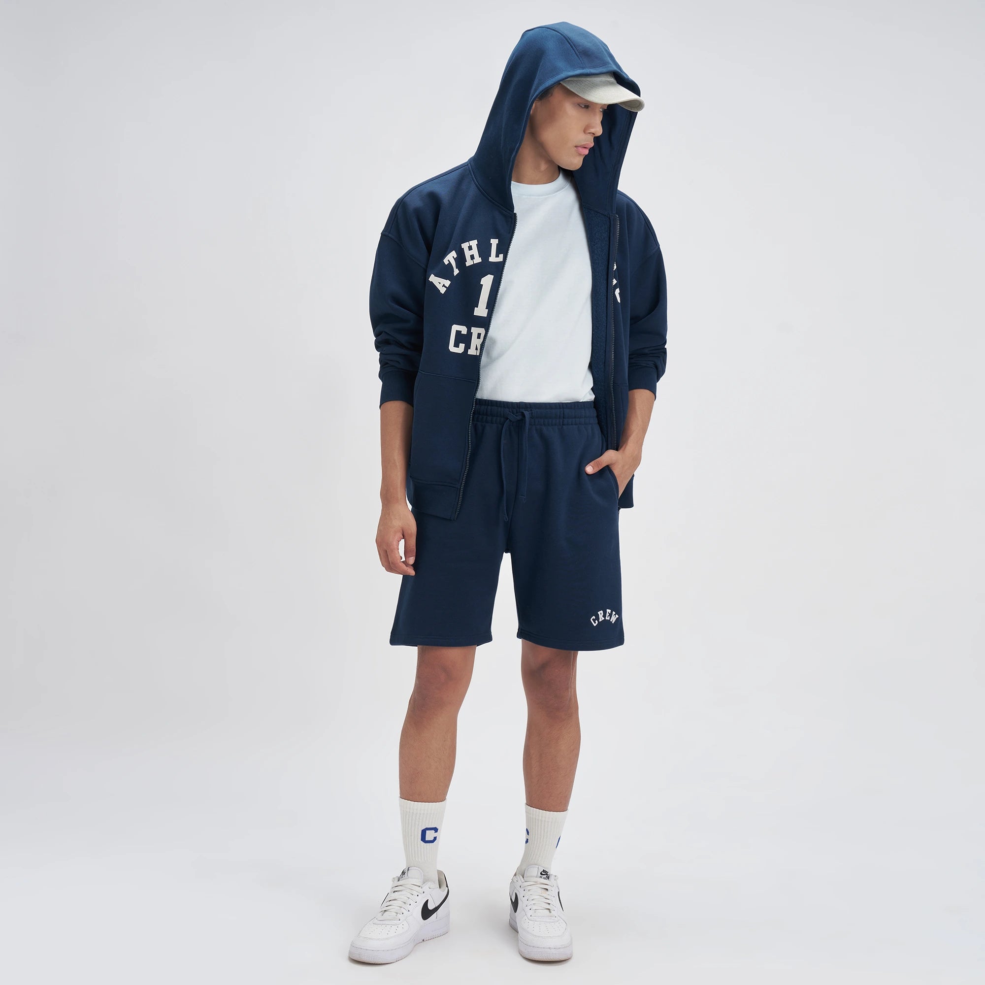 Crew Relaxed Fit Sweatshorts - Blue Nights