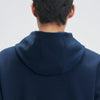 Crew Oversized Zipper Hoodie  -  Blue Nights