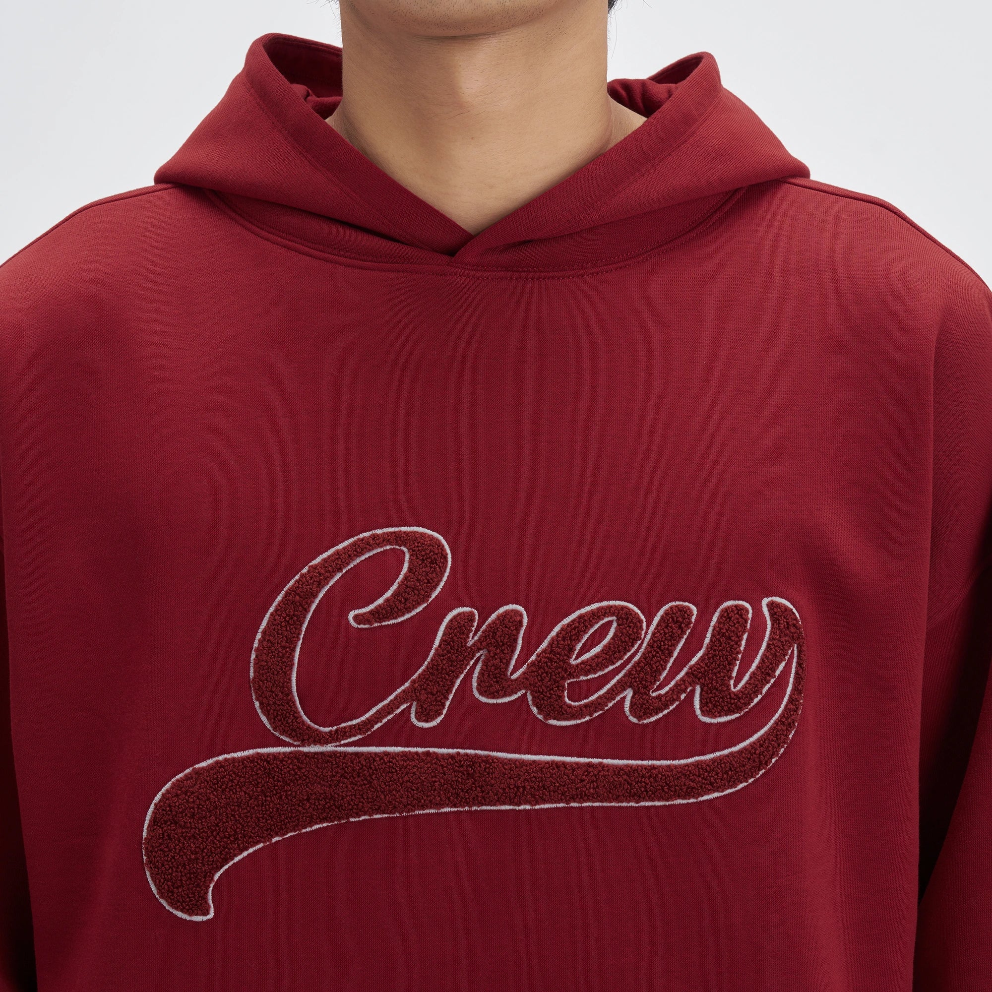 Crew Oversized Hoodie - Varsity Red