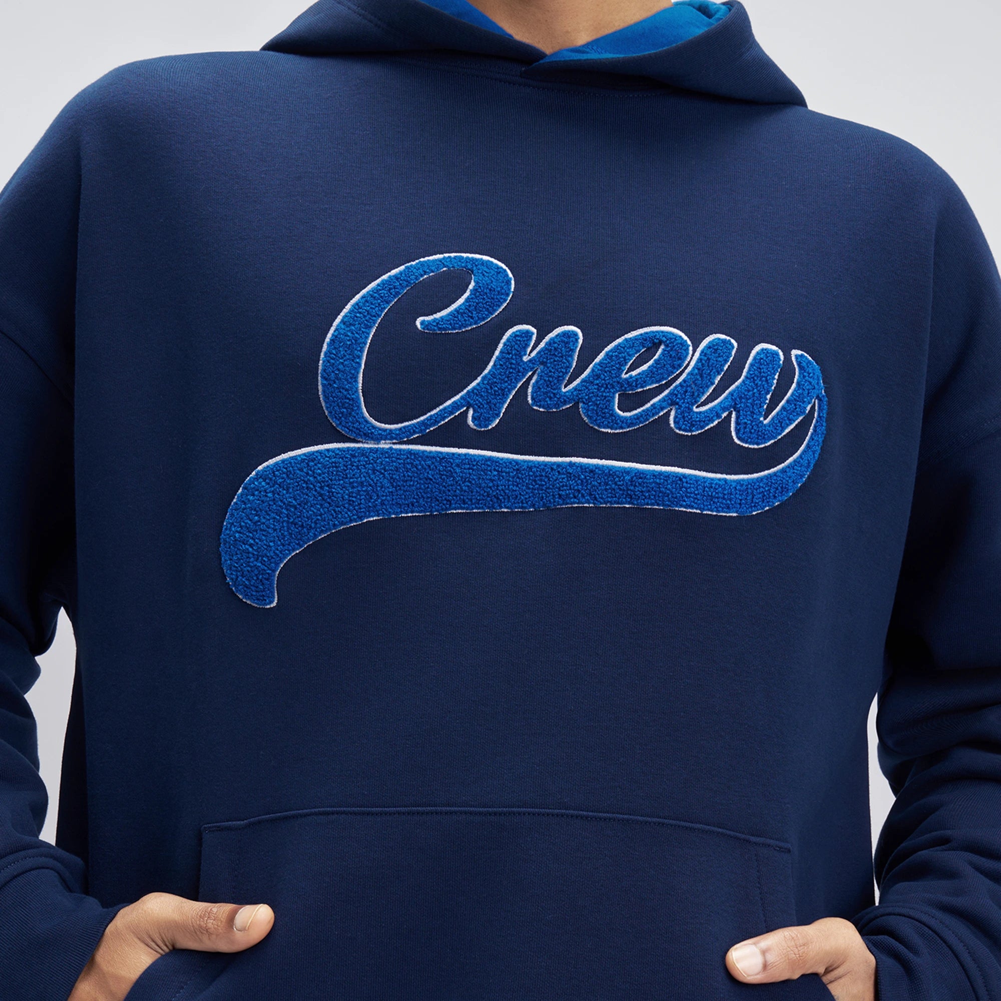 Crew Oversized Hoodie - Blue Nights