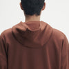 Crew Oversized Zipper Hoodie  -  Espresso Brown