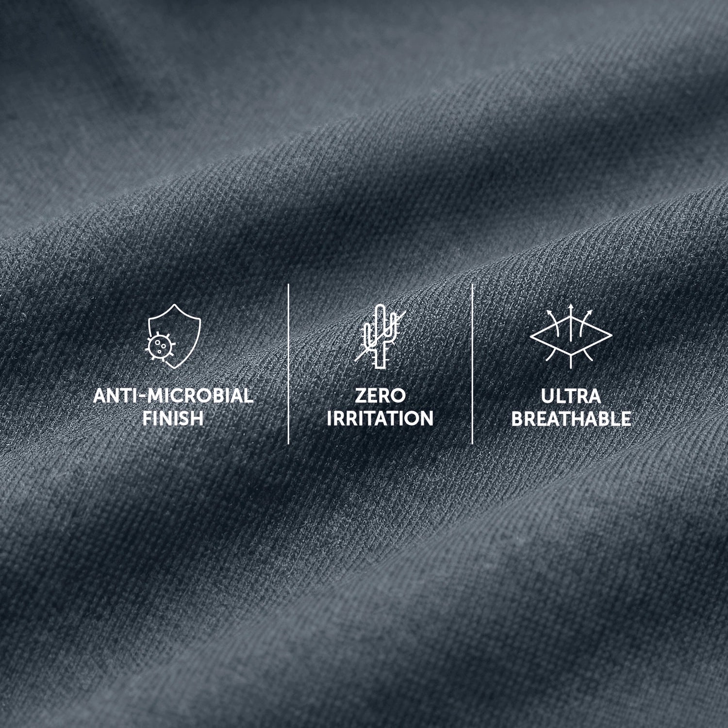 Traq Silver Cotton Trunks Stone Grey