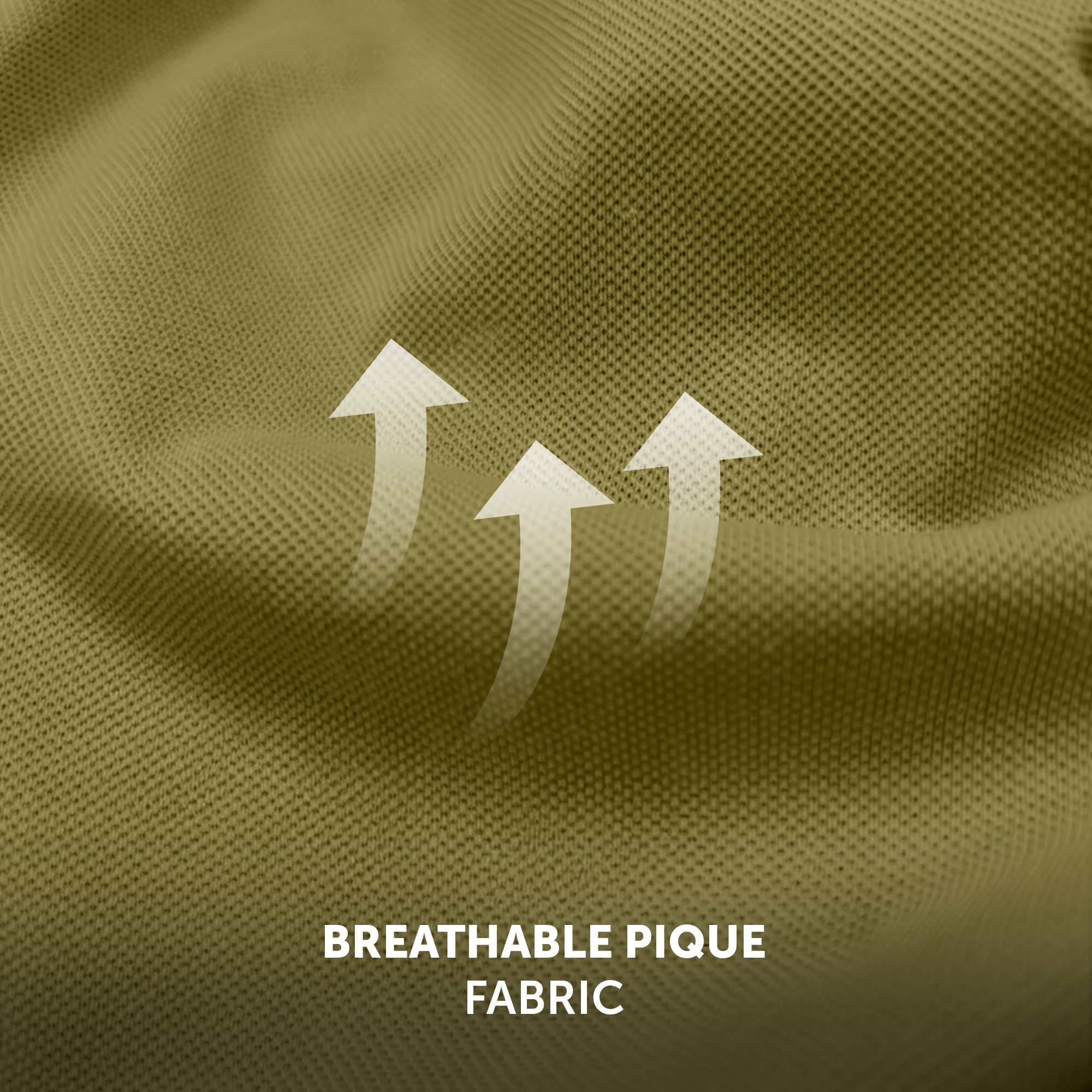 Accent Cotton Polo T-shirt - Olive Green