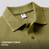 Accent Cotton Polo T-shirt - Olive Green