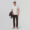 Accent Cotton Polo T-shirt - Pearl White