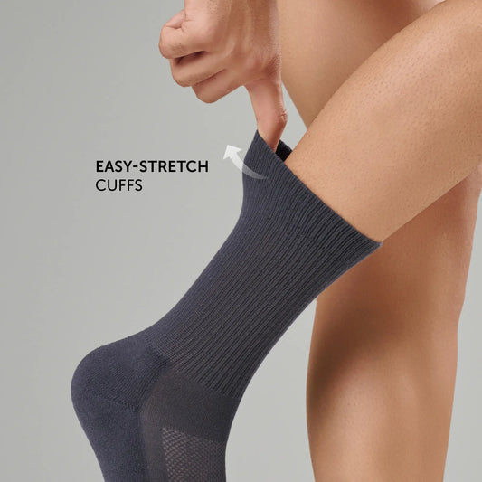 Crew-Length Socks - Graphite Grey