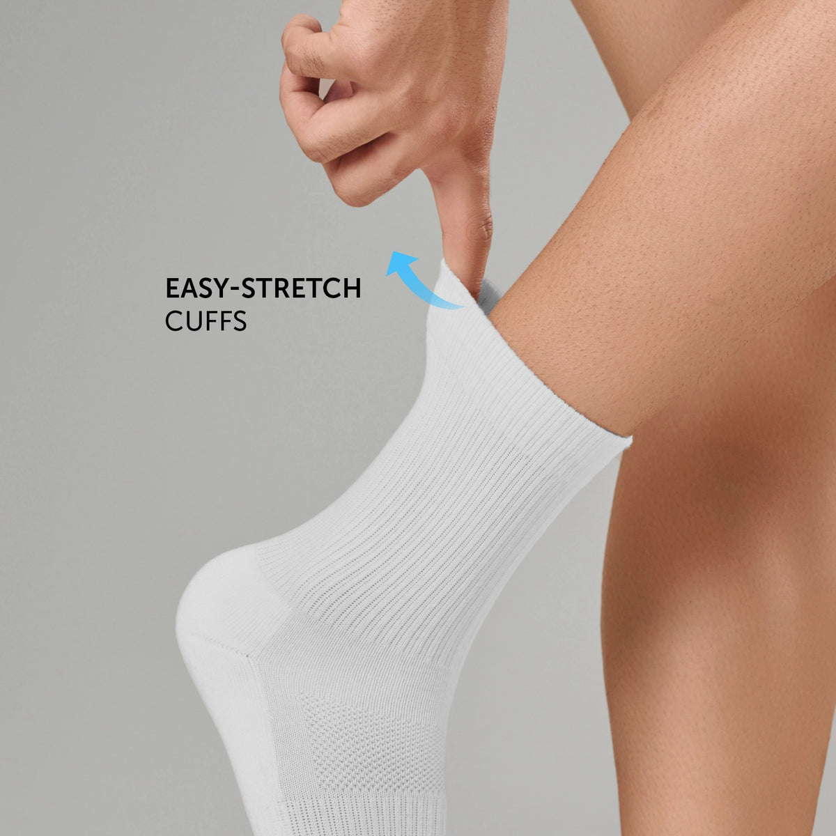 Crew-Length Socks - Polar White