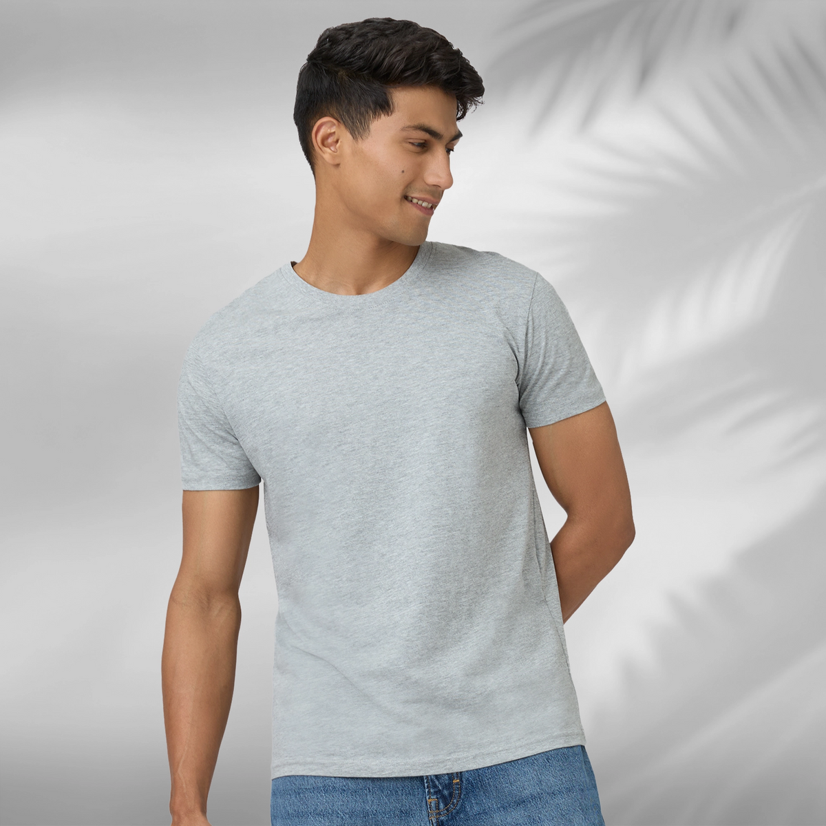 Pace Combed Cotton T-shirts Frost Grey