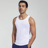 Aero Super-Soft Combed Cotton Vest Polar White