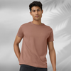 Pace Combed Cotton T-shirts Brown Latte