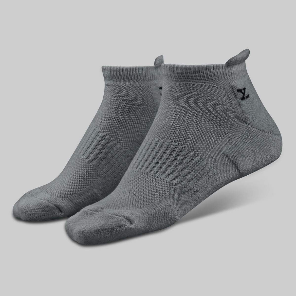 Uno Cotton Stretch Blend Socks Icy Grey - XYXX Crew